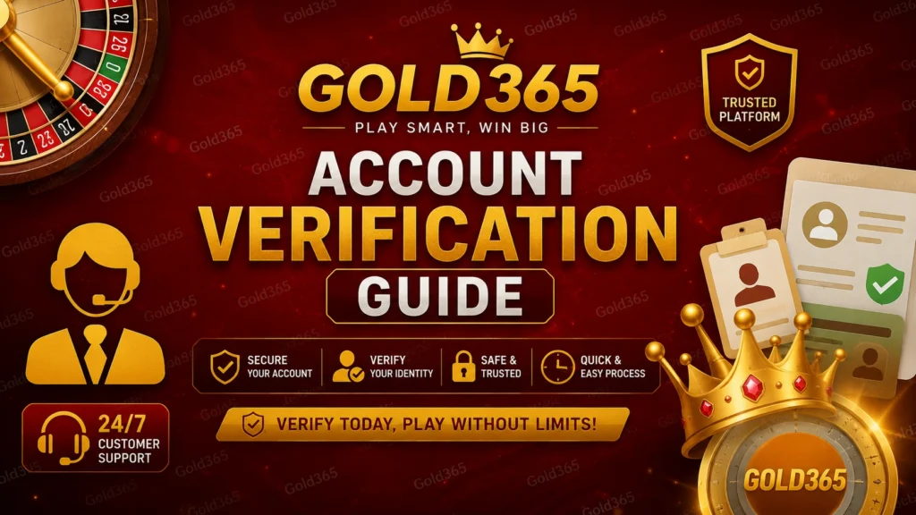 Gold365 Account Verification Guide 