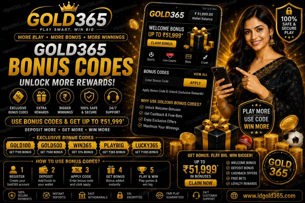 Gold365 Bonus Codes