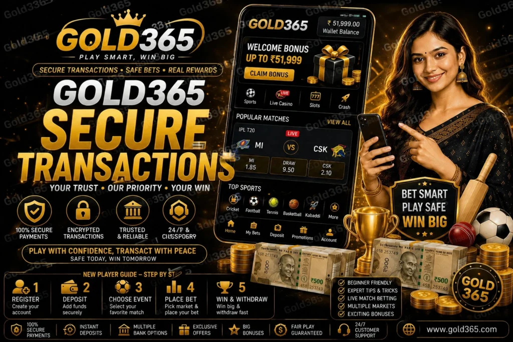Gold365 Secure Transactions